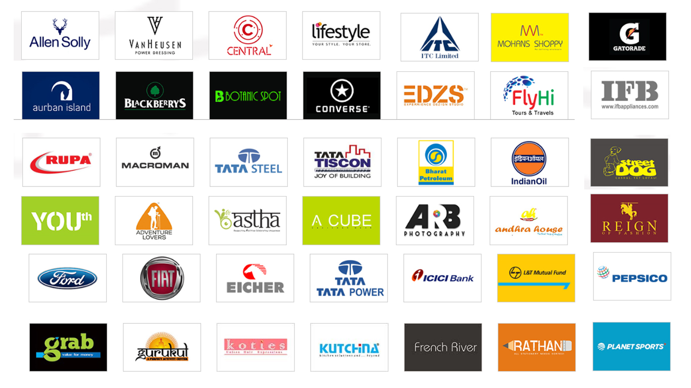 Trusted brands logo wall